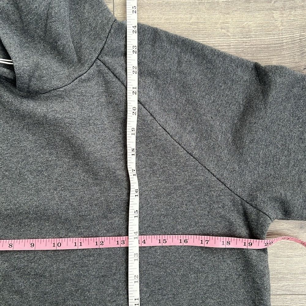 EVERLANE Hoodie Mens Medium The Track Organic Cotton Heather Gray Retro 90s NWT - Picture 11 of 12